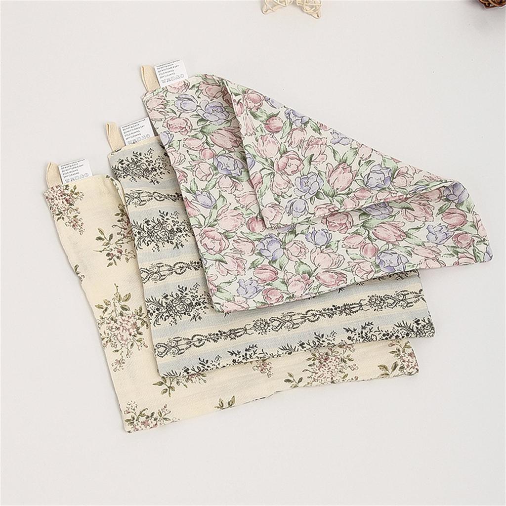 Baby Bibs Four Layer Newborns Towel 4 Layer Baby Bibs Versatile Cotton Cloth Multiple Pattern for Infant Care & Daily