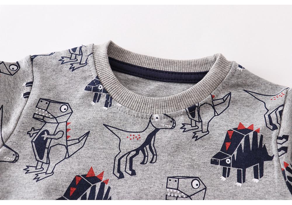 European-Style Children's Long Sleeve Cotton Hoodie for Autumn/Winter