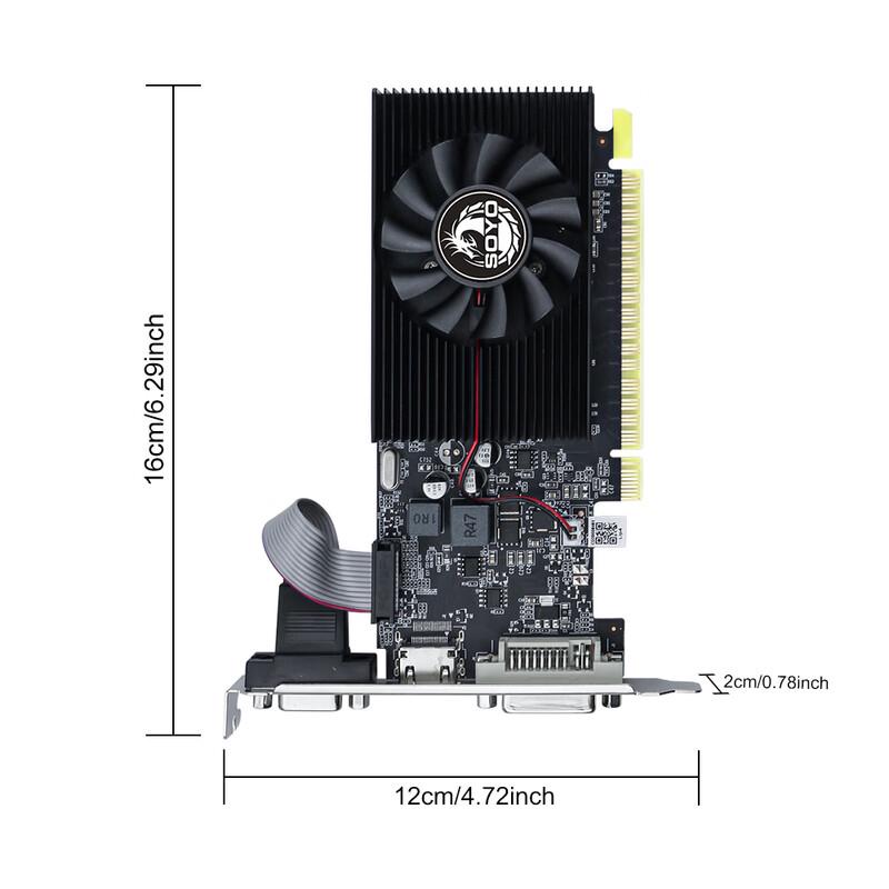 Meijie SY-GT740 LP 4G Fire Dragon Grafikkarte