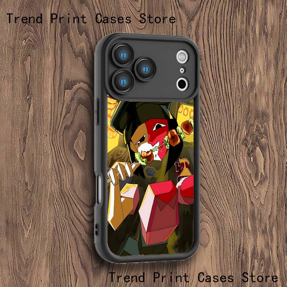 Ena Animated Phone Case For iPhone 17,16,15,14,13,12,11,Pro,Max,Plus,X,XS,SE4,E,Mini Black Thickened border Case
