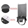 Black Arm Mounted Music Holder, Flute Lyre, Adjustable Forearm Sheet Folder with 5 Sleeves and ABS Panel for Band Use, Reading Support, and Practice
