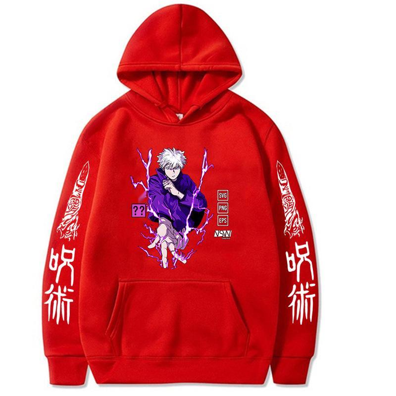 European-Size Jujutsu Kaisen Anime Hoodie Unisex Sweatshirt