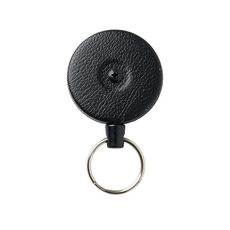 

KEY-BAK #484B Detachable key reel High durability Kepler 120cm Black [KEYBAK Authorized distributor]