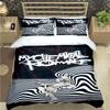 M-Mikey Way-My Chemical Romance Stampe Set Biancheria da Letto Set Articoli per il Letto Set Piumone Adolescenti Ragazze Cartoni Animati Twin Singolo Regalo per Bambino