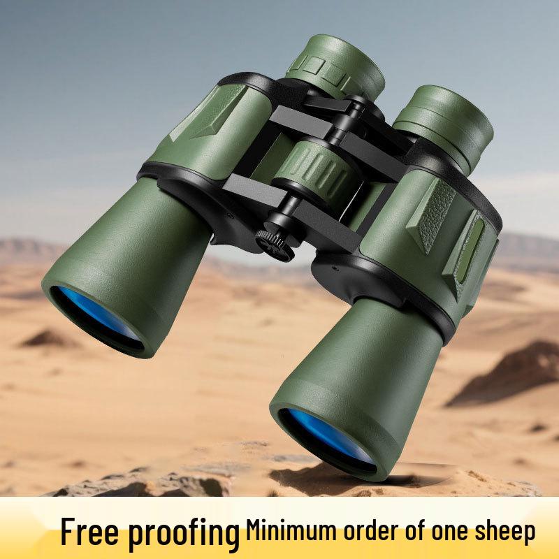 HD Professional Binoculars: High Magnification, Low Light Night Vision, Day & Night Dual Use, Handheld Rangefinder for Bee Finding