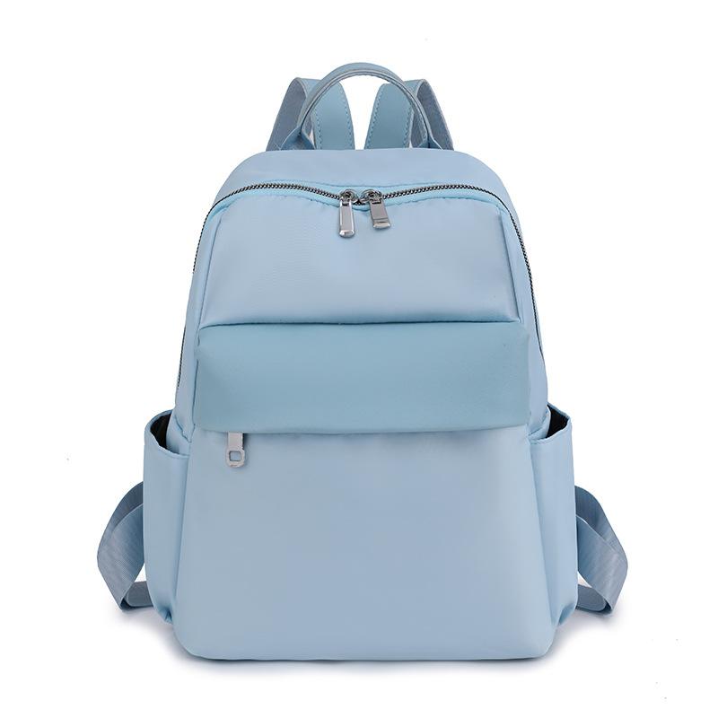 

Рюкзак Жіночий шкільний рюкзак великої місткості Повсякденний туристичний рюкзак світло-синій колір