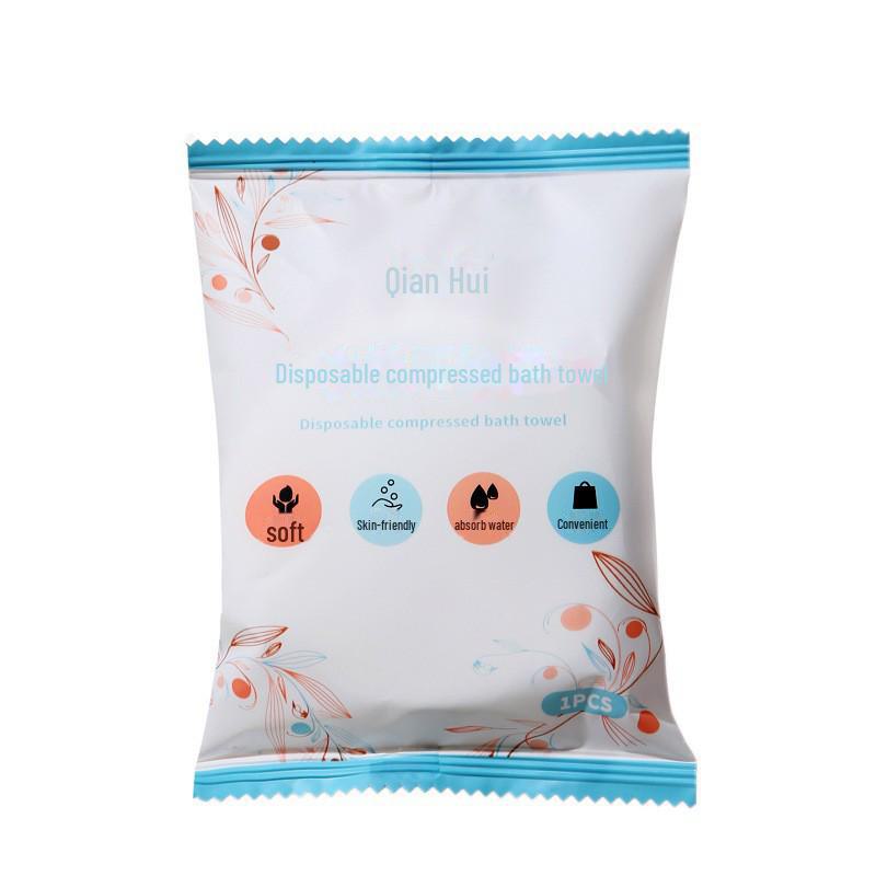 

Одноразовые сжатые банные полотенца в индивидуальной упаковке: Больше, толще, идеально подходит для путешествий, командировок и умывания лица. As shown