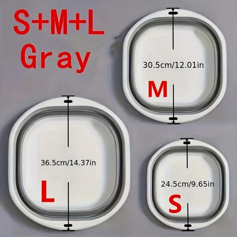 En allsidig sammenleggbar vaskebalje for vask av ansikt, klesvask og grønnsaker på hybler og i hjemmet, perfekt for familier, hybler og utendørs camping