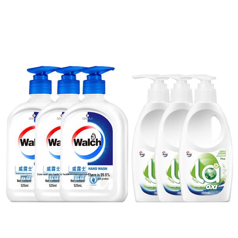 Walch Healthy Antibacterial Hand Soap & Underwear Cleaner Bundle