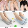 Ladies Cotton Fashion Blend Lace Antiskid Invisible Low Cut Socks Toe Sock Ankle