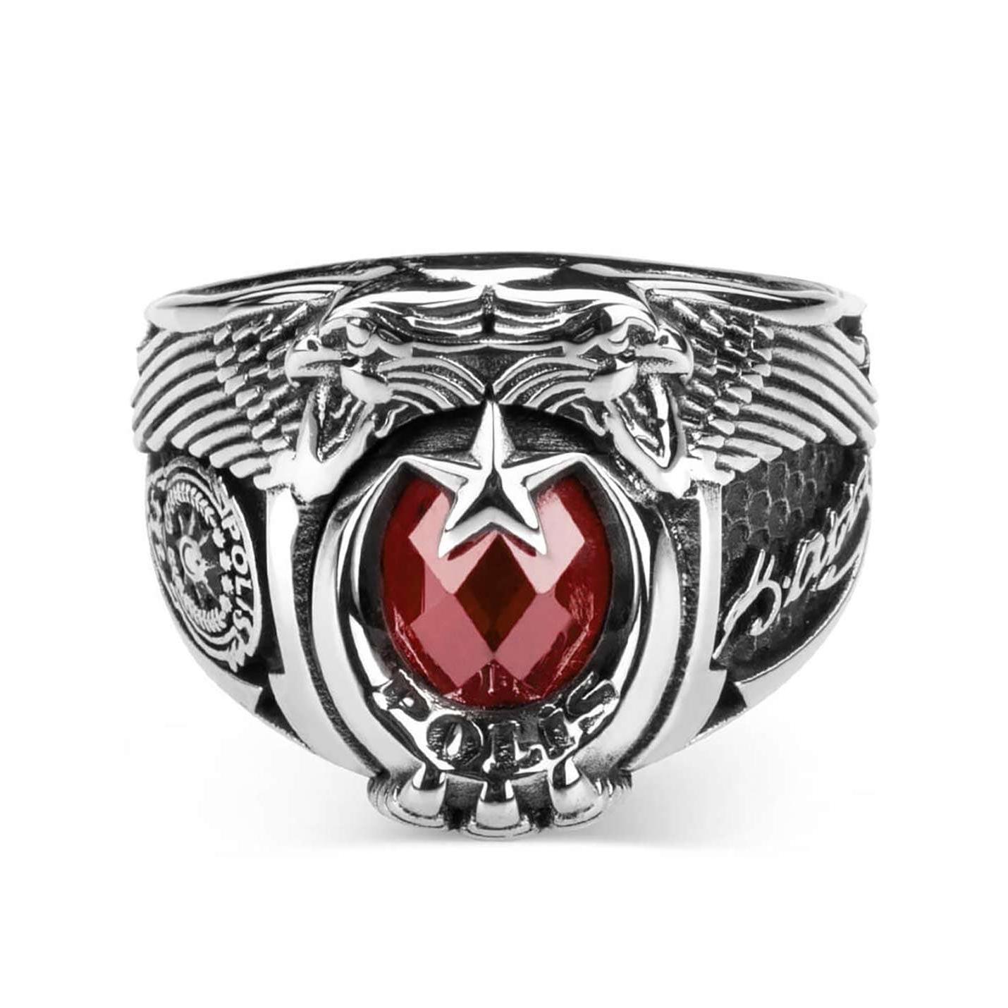 

Kemal Atatürk Signed Silver Police Ring