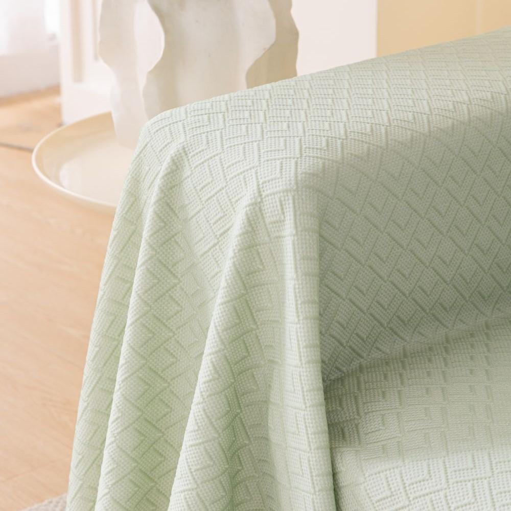Nordic Sofa Cover Throw Blankets Living Room Modern Solid Color Cool Ice Silk Camping Picnic Blanket Cover