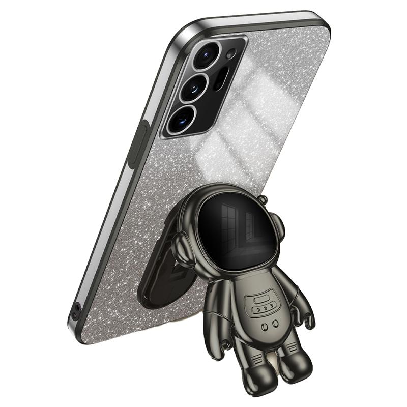 For Samsung Galaxy Note20 Ultra 5G/Note20 Ultra Astronaut Kickstand Phone Case PC+TPU Cell Phone Cover