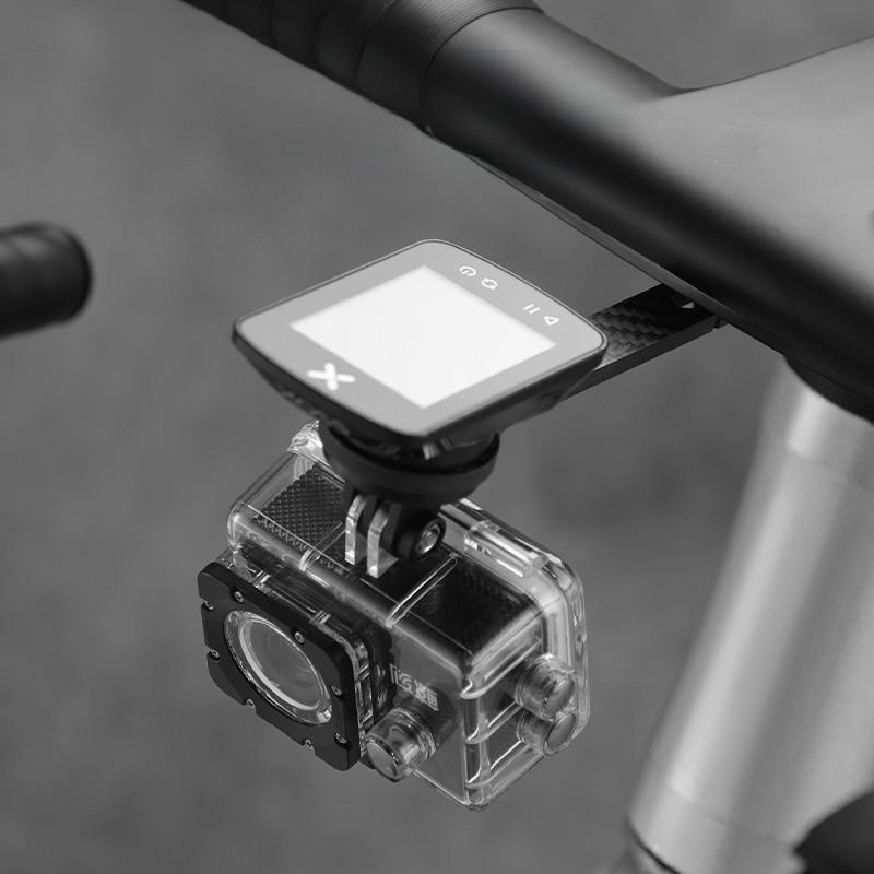 Fahrrad Carbonfaser Tacho Halterung für Rennrad mit Verlängertem Lenkeradapter
