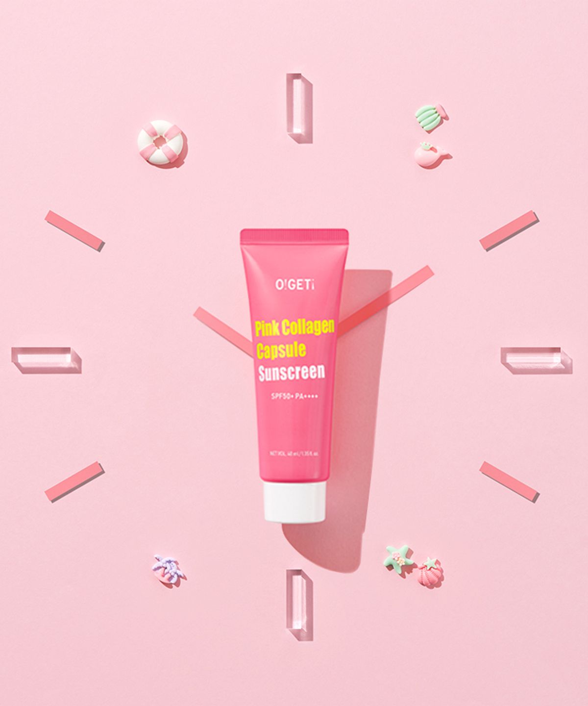 Pink Collagen Capsule Sunscreen 40ml