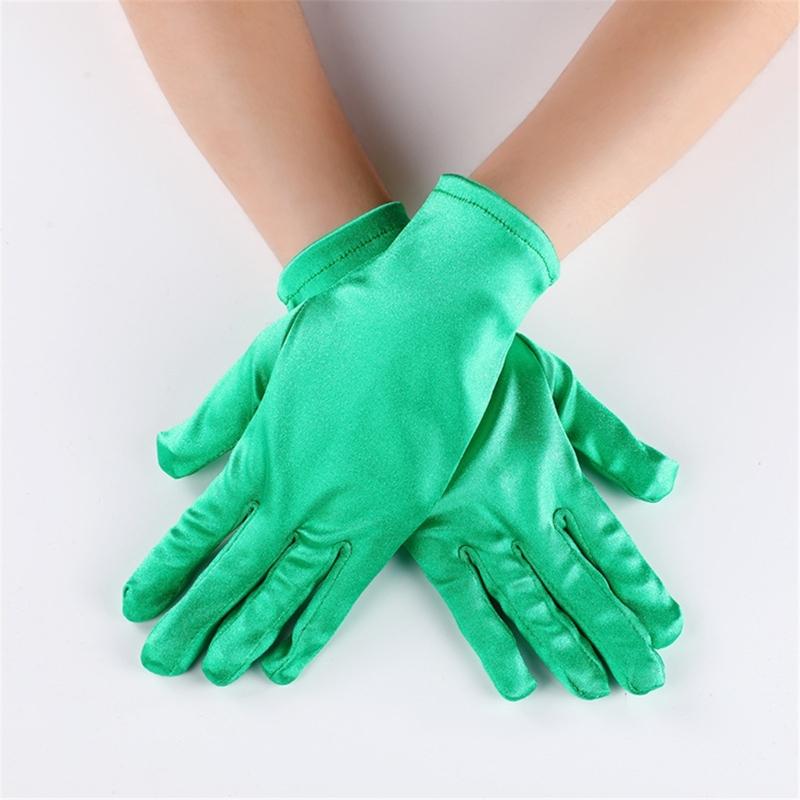 Kurze Handschuhe für formelle Veranstaltungen, Party-Kostümhandschuhe, elegante Zeremonienhandschuhe, Erwachsenen-Unisex-Bühnenauftritte, Handhandschuhe