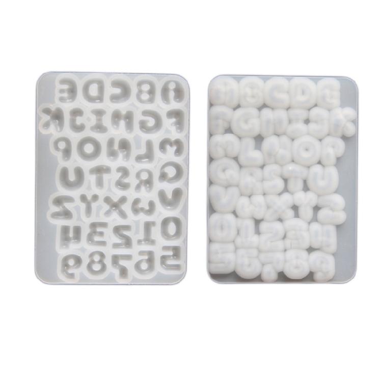 Flexible Resin Mold Pendant Molds Keyboard Letter Shape Silicone Texture for Epoxy Crafts and Creative Wall Decorations
