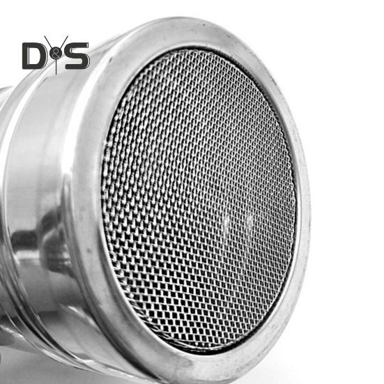 Edelstahl-Gewürzsieb mit Deckel, feines Netz, drehbarer Deckel, Gewürzglas für Pfeffer, Kaffee, Pulver, BBQ, Gewürze, Salz und Zucker in Lebensmittelqualität