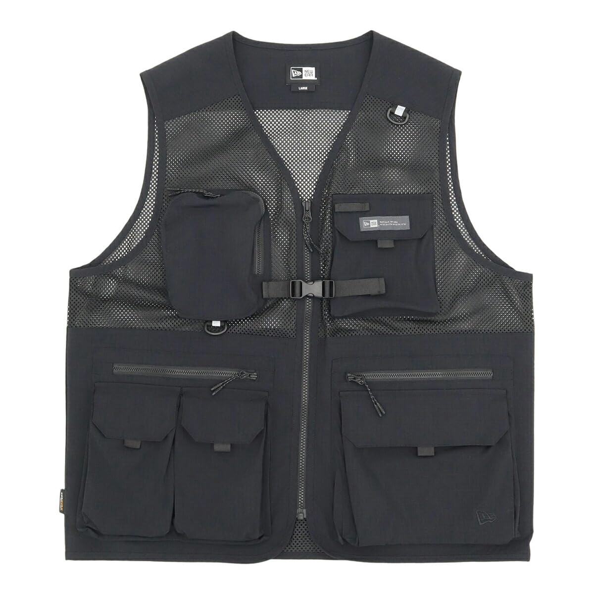 

New Era Outdoor Yoshida Brothers Collaboration Cordura OD Fishing Vest YOSHIDA Multi-Vest, Angler, Water-Repellent чёрный
