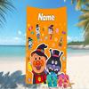 Customizable Personalized Beach Towels Anpanman Themed designs.Suitable for the Beach, Yoga, Sports;ideal As Beach Accessories