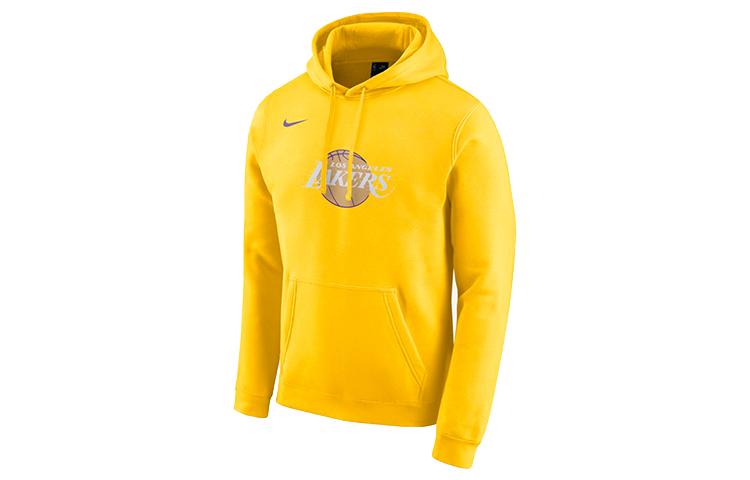 Nike Sweatshirts Men s Amarillo Yellow Hooded Moderate Regular CD3239-728 S