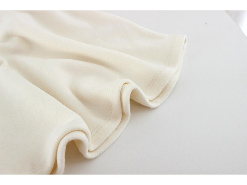 Women's 2025 Winter Korean-Style Slimming Warm Vest with Chest Pads - White, Non-See-Through