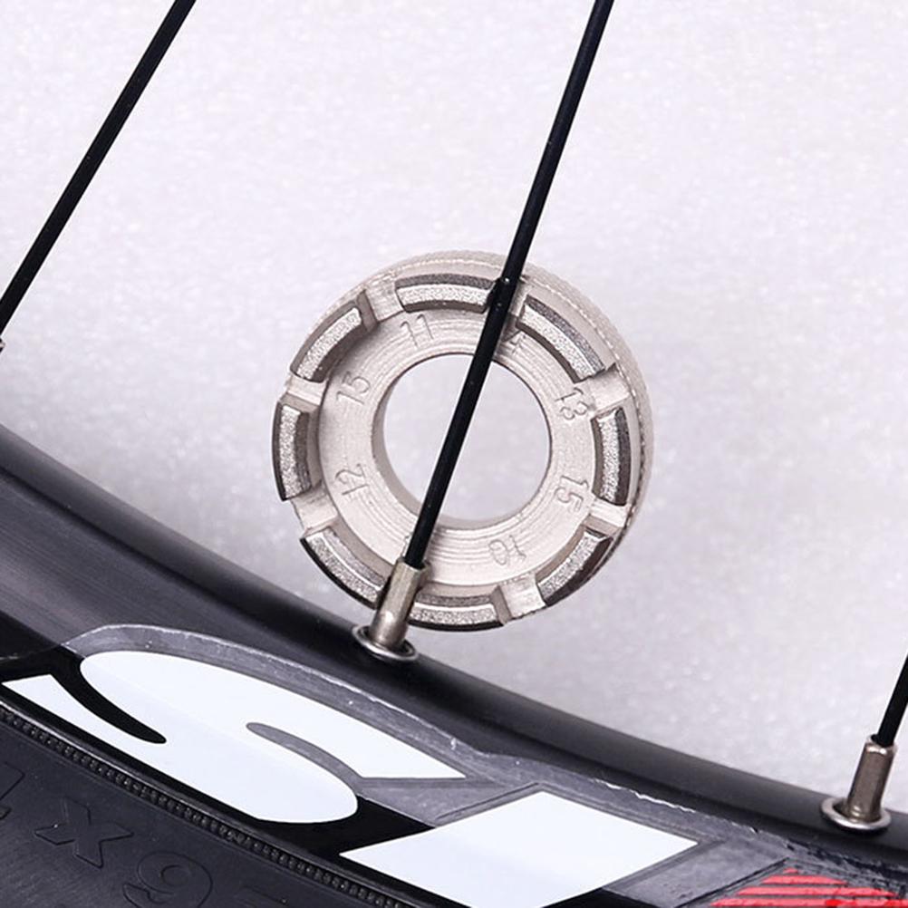Steel 8 Way Spoke Spanner Key Wrench Wheel Rim Tightener for Bikes Wrench Bike Cycling Repair