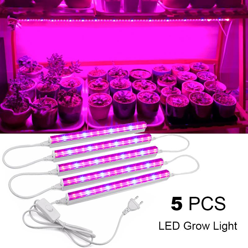 Buy 5pcs T5 Tube 220V LED Grow Light For Plants Indoor Cultivation