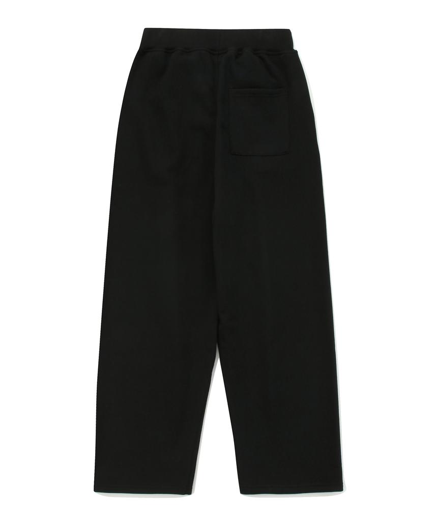 COLUMBIA UNIVERSITY 1754 Crown Wide Fit Pintuck Sweat Pants Black