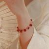 1Pc Chrysoprase Bracelet Women's Trendy Clover Bracelet Bracelet