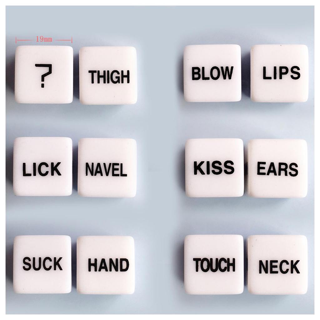Black and White Erotic Dice: 16mm Teasing Game