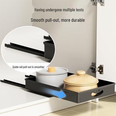 ZISIZ Pull-Out Cabinet Drawer Storage Rack