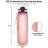 1 Liter Sport Water Bottle Motivational Water Bottle Leakproof Bottles Drinking Outdoor Travel Gym Fitness Jugs for Kitchen Cups