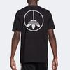Adidas Originals Solid Color Letter Logo Print Round Neck Short Sleeve T-Shirt Men Tops Black HF4908