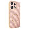 For Motorola Edge 50 Pro 5G Phone Case Carbon Fiber Textured Electroplated TPU Back Cover