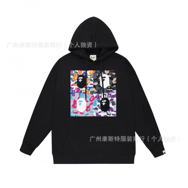 Unisex Oversized Cotton Hooded Sweatshirt With Camo Print Loose Fit Streetwear Teens Adults