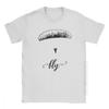 Maglietta da Uomo Parapendio Stile Vintage Magliette di Design Girocollo Abbigliamento 100% Cotone Magliette da Spiaggia