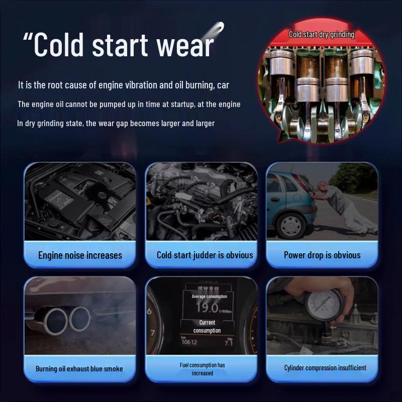 G-Brand Black Gold Engine Enhancer: Anti-Wear, Noise Reduction & Performance Boost for Gasoline and Diesel Vehicles.