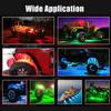Waterproof LED Rock Lights For Jeep Atv Suv Offroad Car Truck Yacht Trail Rig Lamp 1 Pair 5 Colors Led Neon Light Underbody Glow