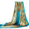 Colorful Square Silk Scarf Soft Hair Bandana Luxury Satin Scarf Hijab  Daily