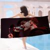 Singer L-Lil Peeps Microfiber Printed Beach Towel Mountain Climbing Yoga Beach Swimming Running Absorbent Soft Towel