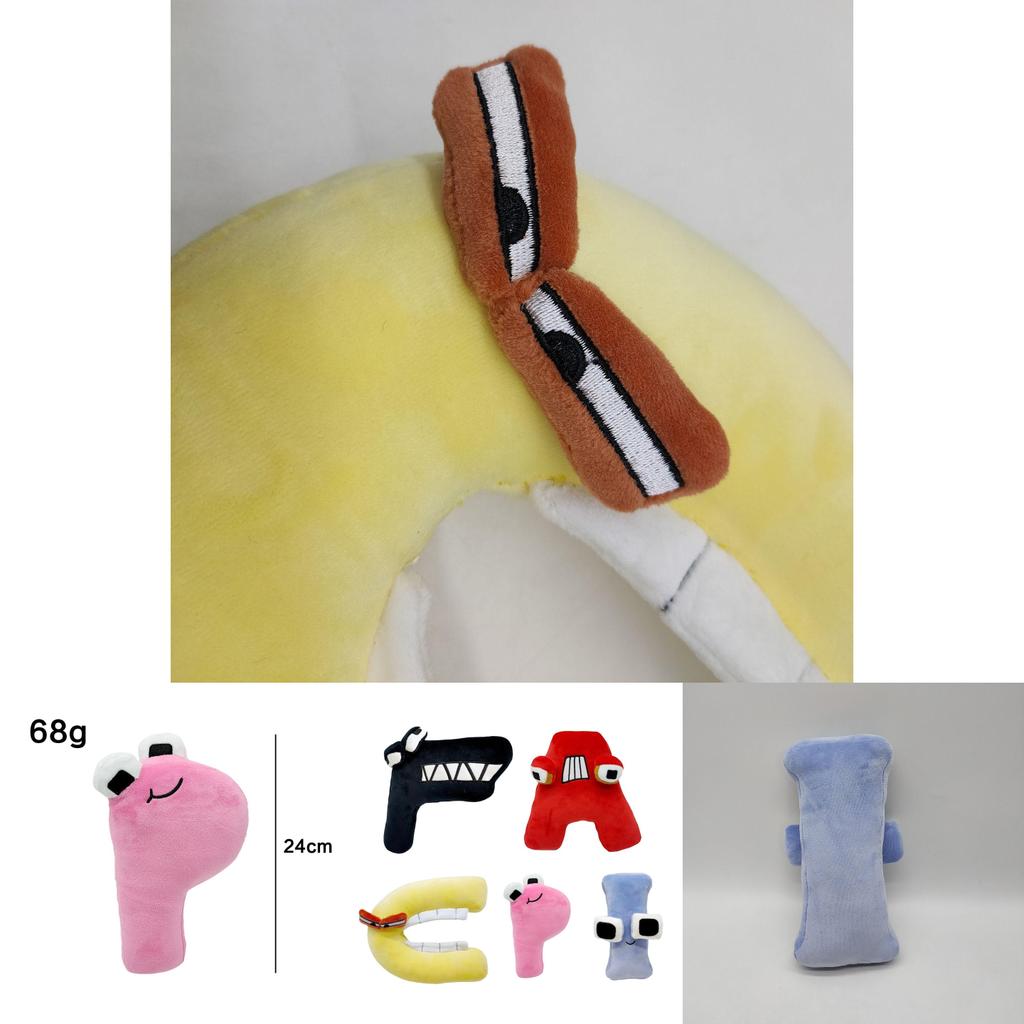 Colorful Alphabet Lore Letter A Plush Doll Educational Toys Xmas Home Decor Gift