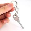 5pcs Metal Round Keychains Keyring Key Chain Ring Clip Holder Organizer for Home Car Keys Key Finder Women Men