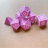 7pcs/lot Dice Set Numbers of D4 D6 D8 D10 D12 D% D20 D4 D6 D8 D10 D12 D20 for TRPG D&D Entertainment Table Game Digital Dice
