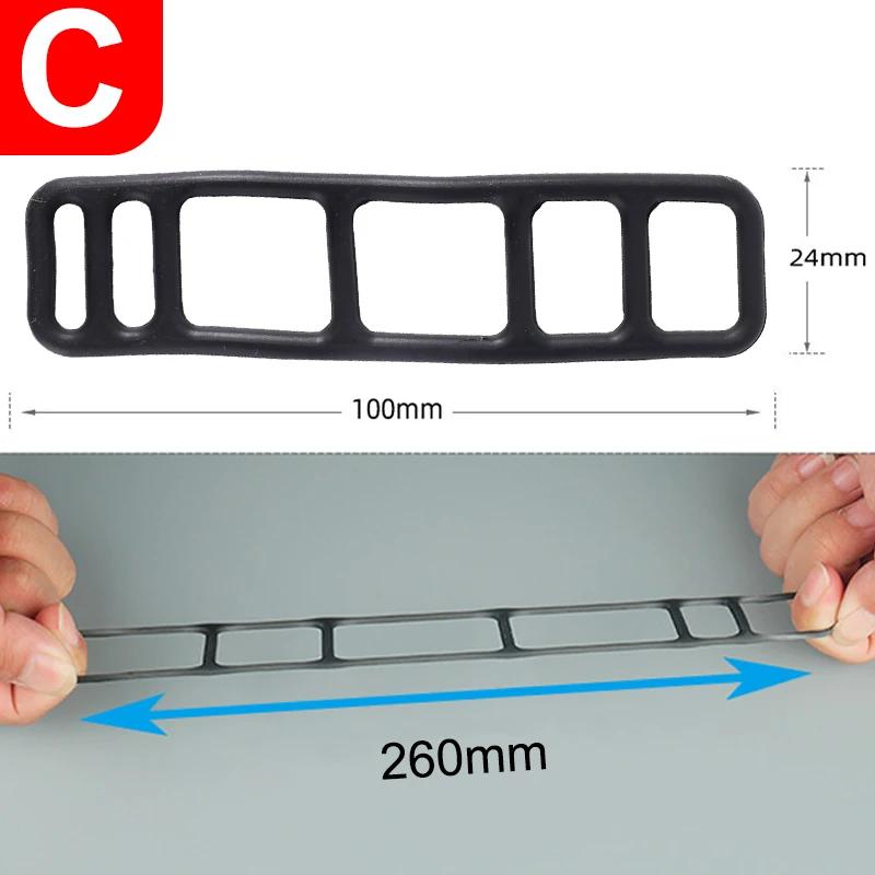 

Велосипедные фары Силиконовые бинты Ремешки Автомобильный видеорегистратор Фиксированная веревка Эластичная лента Зеркало заднего вида Аксессуары для крепления видеорегистратора 1pcs
