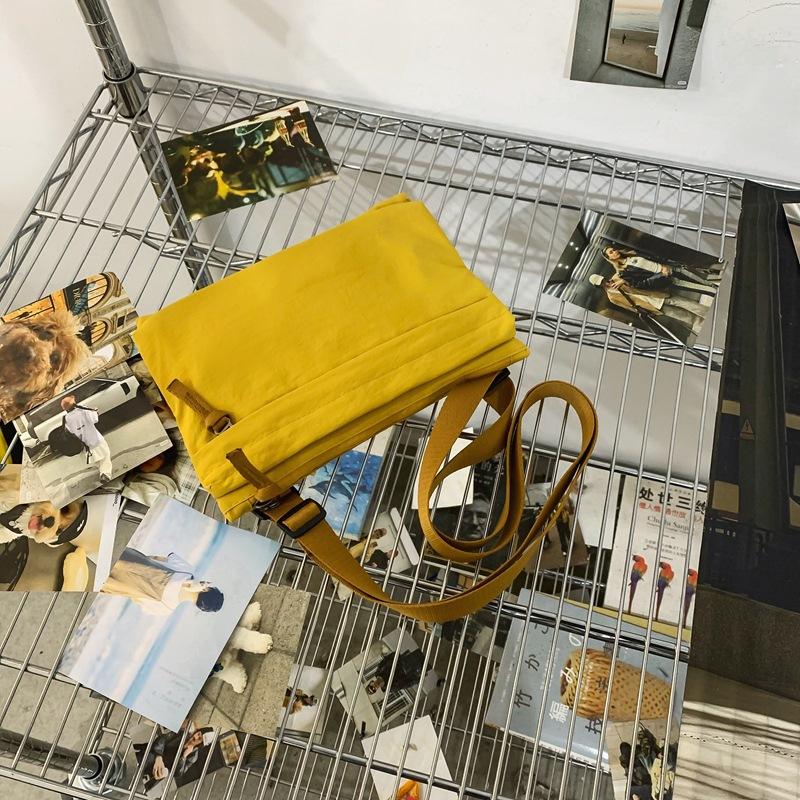 Tide brand messenger bag girls waterproof small square bag shoulder envelope bag summer mobile phone bag tooling locomotive bag men