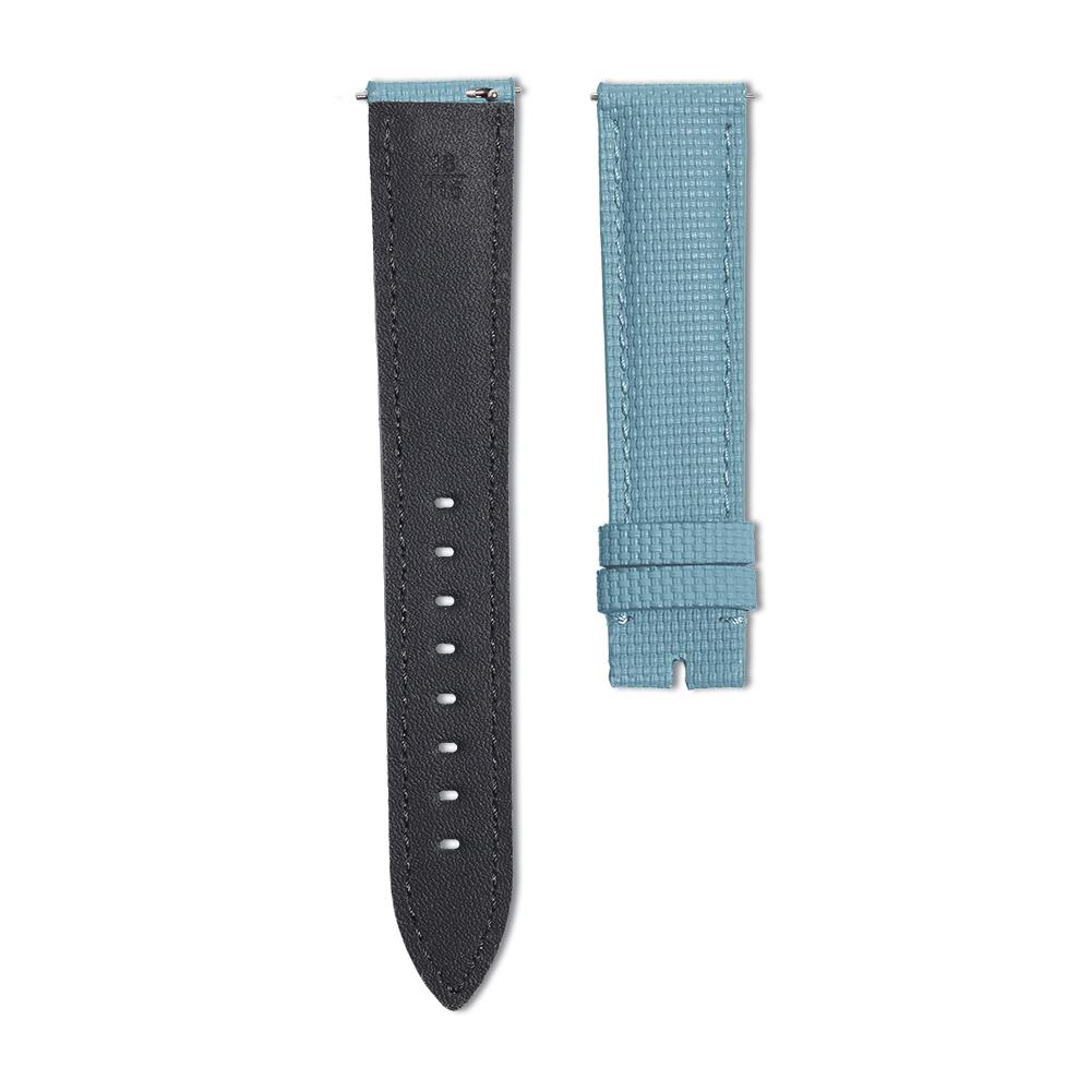 For Delugs Universal Sailcloth FKM Rubber Watch Strap 18mm 19mm 20mm 21mm 22mm Quick Release Bar Flat End Watch Bands