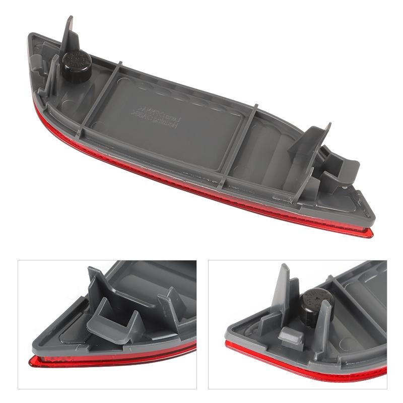 Car Rear Bumper Reflector Marker Light Reflective Strip For Jeep Compass 2017 2018  55112679A 55112678AA Left Right