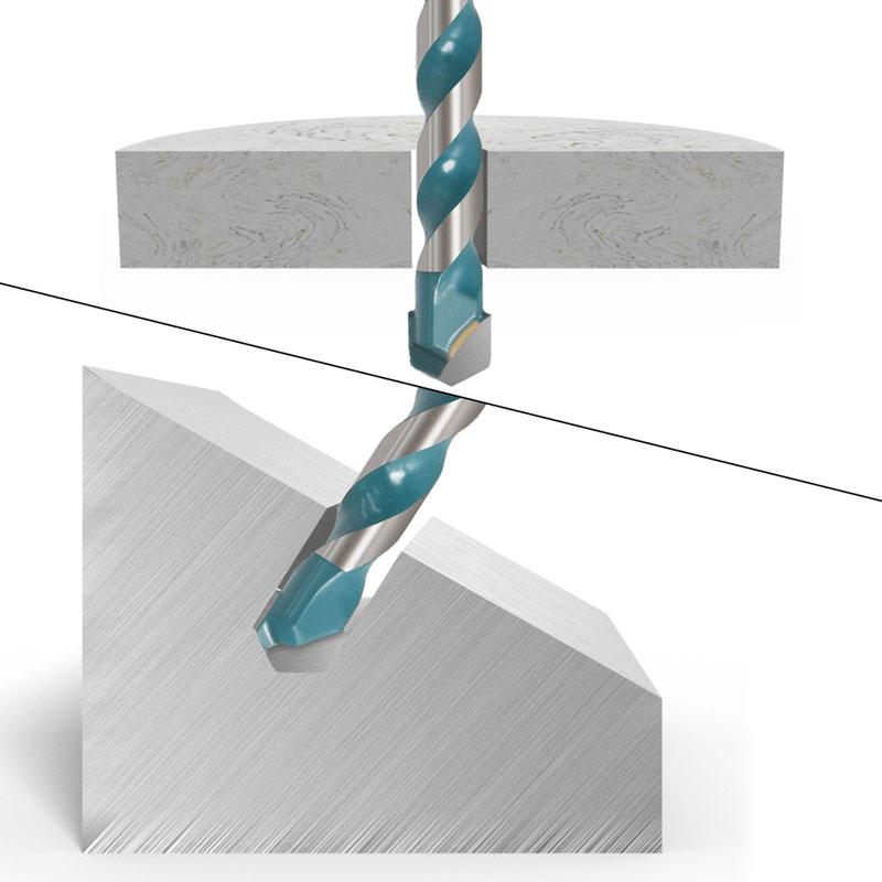 Overlord Drill Glass Tile Punch Hole Opener Concrete Cement Triangle Bit Tungsten Steel Bit 6mm 8mm 10mm 12mm
