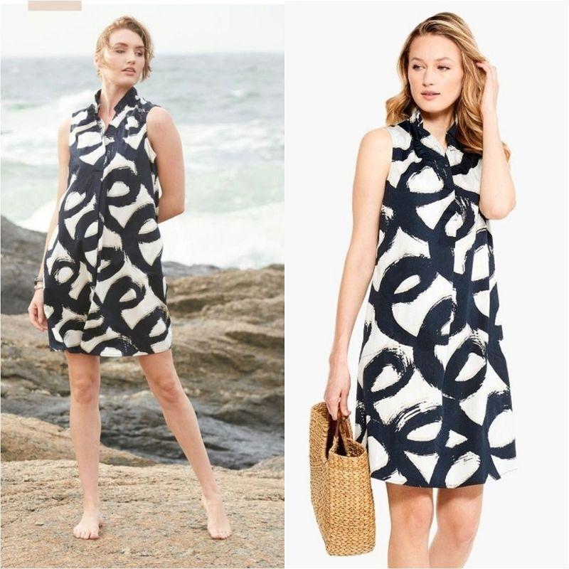 

Thin Cotton Wave Print Vest Dress Fashion plus Size Pocket Type a Casual Skirt Summer and Autumn Chubby Girl Slim Looking 789 Wave Art Printing XXL